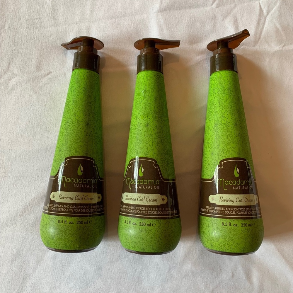 Macadamia Natural Oil Reviving Curl Cream - 3 pack NWT